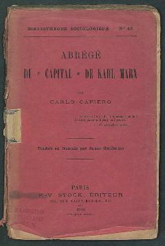 Miniature de Abrégé du Capital de Karl Marx